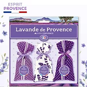 法國ESPRIT PROVENCE3個薰衣草香包 (點點+薰衣草)