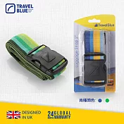 【Travel Blue 藍旅】Luggage Strap 2吋 行李束帶-2色任選 綠色