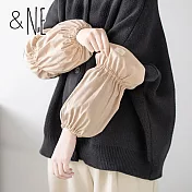 【&NE】nikii系列日本製純棉防污清潔袖套(廚房袖套) 淺霧粉
