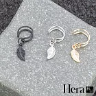 【Hera】赫拉 歐美時尚立體樹葉無耳洞耳夾(3色)任選x1 金色