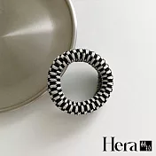 【Hera赫拉】韓國黑白簡約大腸髮圈H111031413 棋盤格3入