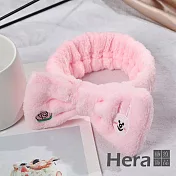 【Hera赫拉】居家風可愛卡通髮束髮箍3款 H111030308 粉色