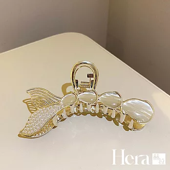 【Hera赫拉】韓式貓眼魚尾鯊魚夾 H111052503 金色