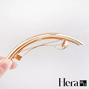 【Hera赫拉】簡約弧形馬尾一字夾 L1110072704 金色