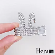 【Hera赫拉】Bunny邦妮兔滿鑽馬尾夾 L111080310 銀色