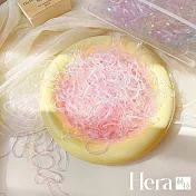 【Hera赫拉】果凍色系橡皮筋髮圈2000入盒 L111081605 透明色