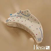 【Hera赫拉】法式貼鑽狗狗鯊魚夾 L111091303 貼鑽狗狗