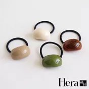【Hera赫拉】韓系復古橢圓幾何髮圈4入 L111092006 4色