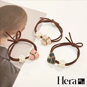 【Hera赫拉】韓版氣質花瓣珍珠髮圈 H111100403 灰色
