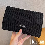 【Hera赫拉】明星同款針織百搭運動髮帶 H111101107 黑色