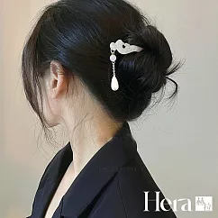 【Hera赫拉】古風簡約醋酸髮簪 H111101805 粉色琉璃珠款