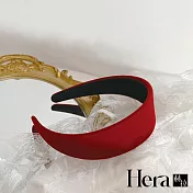 【Hera赫拉】法式紅色絲絨髮箍 H111102505 酒紅色