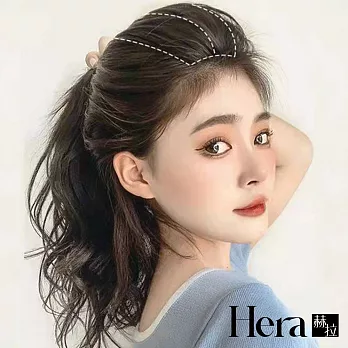 【Hera赫拉】自然頭頂蓬鬆隱形假髮髮片 H111110103 黑色