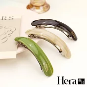 【Hera赫拉】高質感馬尾一字彈簧夾 H111110105 橄欖綠色