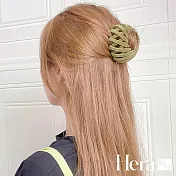 【Hera赫拉】絲絨鳥巢髮圈盤髮神器 H112030705 綠色