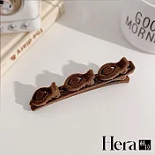 【Hera赫拉】復古絲絨編髮神器兩入組 H112030710 咖啡色兩入組