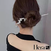 【Hera赫拉】高級設計感月光石髮簪 H112111401 月光銀