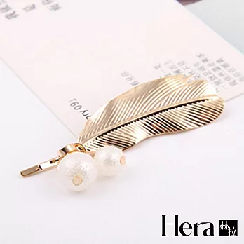 【Hera赫拉】希臘風金銀葉子髮夾-2款 金色