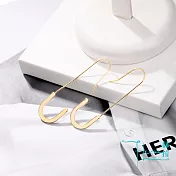 【Hera 赫拉】韓款925銀韓劇她的私生活U型耳針/耳環
