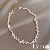【Hera 赫拉】復古宮廷不規則珍珠項鍊 H111031105 白色