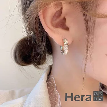 【Hera 赫拉】名媛幾何鑽石S925銀針耳環 H111031102 銀色