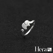 【Hera 赫拉】精鍍銀法國原創個性大象戒指 H111032307 主圖款