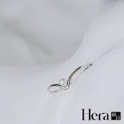 【Hera 赫拉】珍珠戒指簡約食指指環冷淡風 H111041803 主圖款