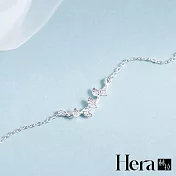 【Hera 赫拉】小清新銀杏葉精鍍銀手鍊 H111120702 銀色