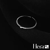 【Hera 赫拉】精鍍銀鑲鑽戒指 H111122003 銀色