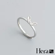 【Hera 赫拉】精鍍銀兔耳朵開口戒指 H112090503 銀色