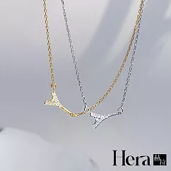 【Hera 赫拉】法國巴黎鐵塔水鑽項鍊 H112091907 銀色