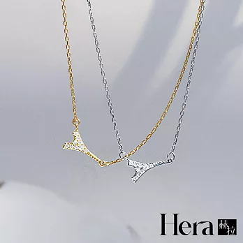 【Hera 赫拉】法國巴黎鐵塔水鑽項鍊 H112091907 銀色