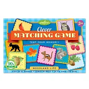 eeBoo 小遊戲系列 - wooddland life clever matching game 森林動物
