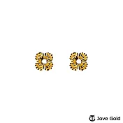 JoveGold漾金飾 樂觀主義黃金耳環