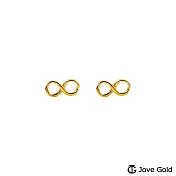 JoveGold漾金飾 廝守一生黃金耳環