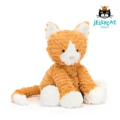 英國 JELLYCAT 23cm 波浪毛橘貓/大黃貓 Fuddlewuddle Ginger Cat