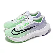 Nike 慢跑鞋 Zoom Fly 5 男鞋 藍 綠 輕量 回彈 運動鞋 DM8968-101