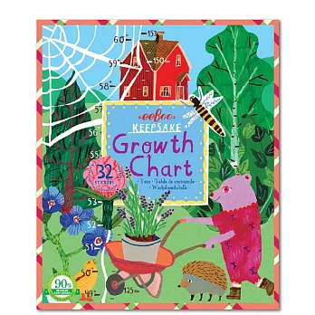 eeBoo 成長尺 - Making the Garden Growth Chart 小花圃 成長尺