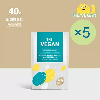 【THE VEGAN 樂維根】純素植物性優蛋白-無加糖杏仁(40g) x 5包