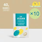 【THE VEGAN 樂維根】純素植物性優蛋白-無加糖杏仁(40g) x 10包
