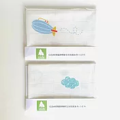 CEDAR頂級舒棉新生兒祝賀系列-星空飛行小方巾二入組