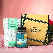 【PALIER】母親節禮盒|美妍茶韻組膠原蛋白1罐+袋裝沁心薄荷茶1袋
