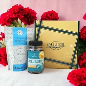 【PALIER】母親節禮盒|美妍茶韻組膠原蛋白+袋裝月眠薰衣草茶