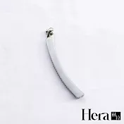 【Hera赫拉】韓版時尚優雅大版金屬香蕉夾-2色  H11303256 銀色