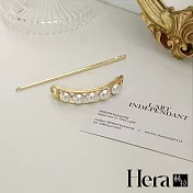 【Hera赫拉】小眾設計氣質典雅珍珠髮簪 H112121902 金色