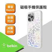 Belkin iPhone 14 Pro 磁吸抗菌保護殼-迪士尼系列 (白)