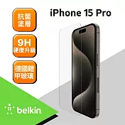 Belkin UltraGlass 2螢幕保護貼- iPhone 15 Pro
