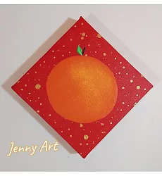 【玲廊滿藝】陳怡蓉Jenny-大吉大利系列10x10cm