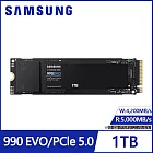 【SAMSUNG 三星】SSD 990 EVO PCIe 5.0 NVMe M.2 1TB固態硬碟(MZ-V9E1T0BW)公司貨