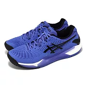 Asics 網球鞋 GEL-Resolution 9 男鞋 藍 黑 法網配色 緩衝 抓地 運動鞋 亞瑟士 1041A330401